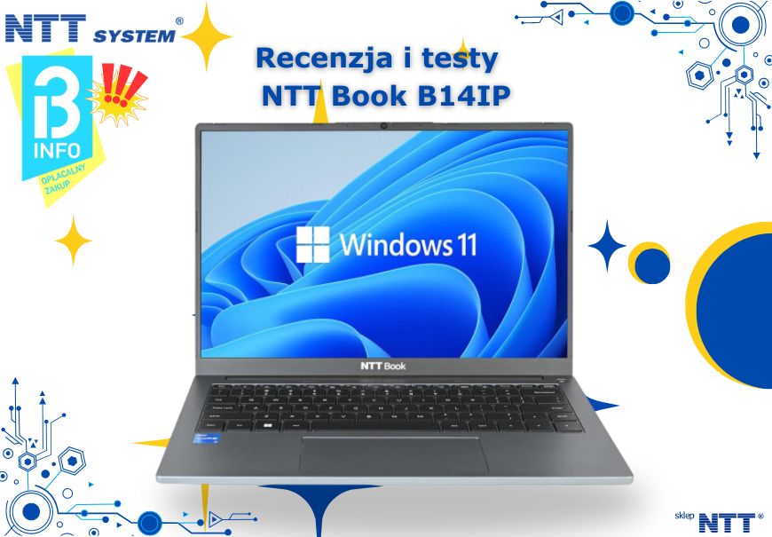 Recenzja NTT Book B14IP, mały i tani laptop, to możliwe?